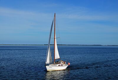 Segelboot in der Ostsee